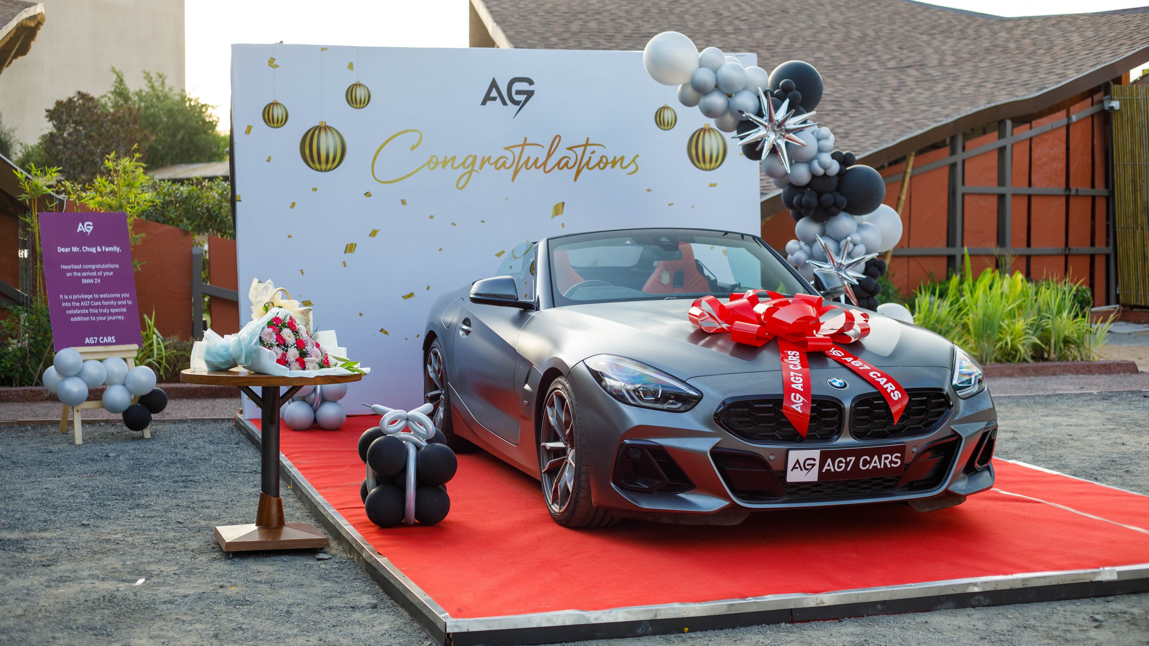 Supercars and luxury cars at AG7 Cars showroom, Indore