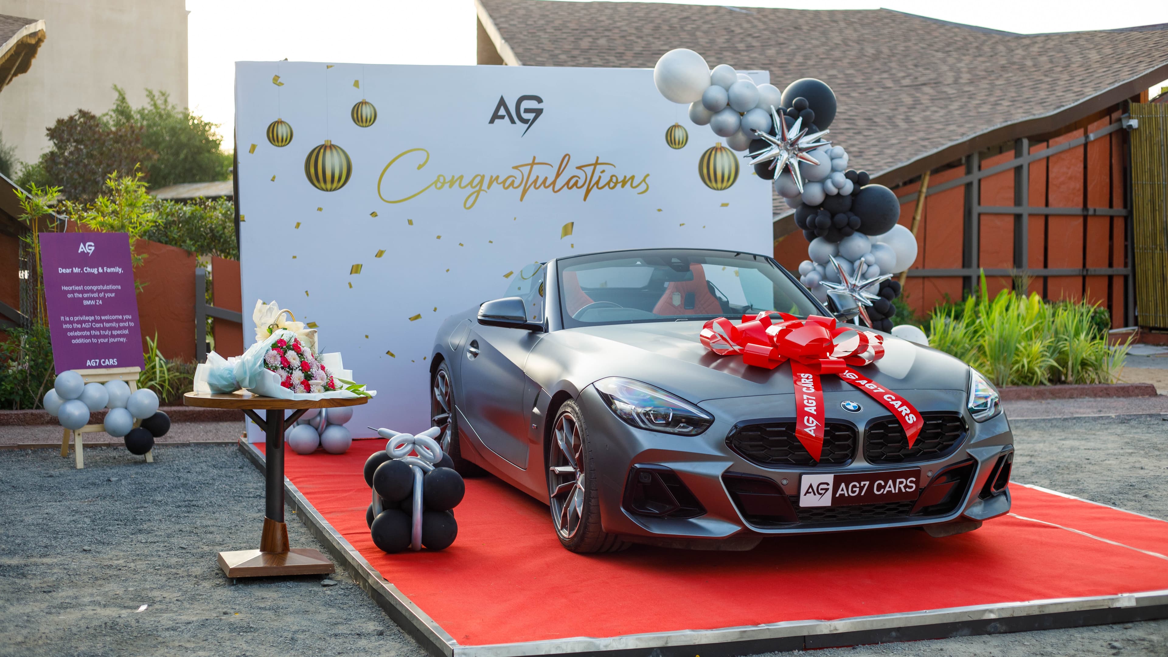 Supercars and luxury cars at AG7 Cars showroom, Indore